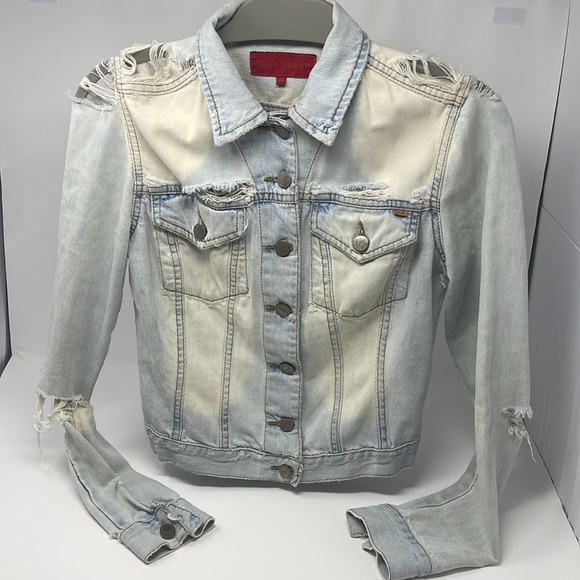 Wonderful artistic Distress denim‎ jacket - Picture 3 of 13